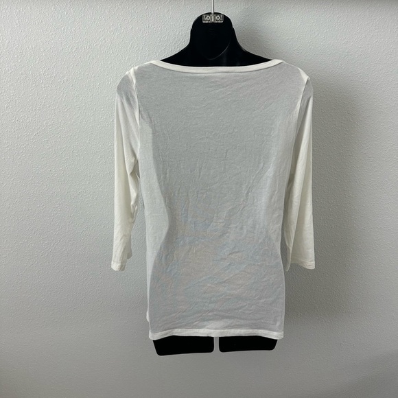 Ann Taylor White Relaxed Blouse - Picture 2 of 9